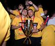 FCSB a plecat de la Arena Națională cu un autocar special. 5.000 de fani i-au așteptat la Ateneul Român FOTO Răzvan Păsărică / sportpictures.eu