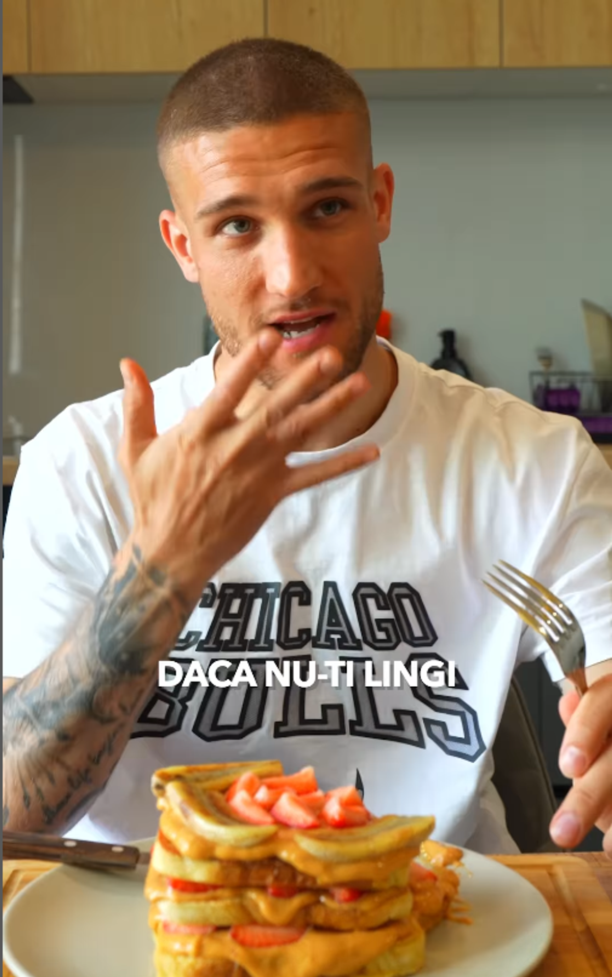 „Mamă, e bun rău” » Daniel Bîrligea și-a prezentat meniul favorit pentru o zi: „De la nea Gigi”