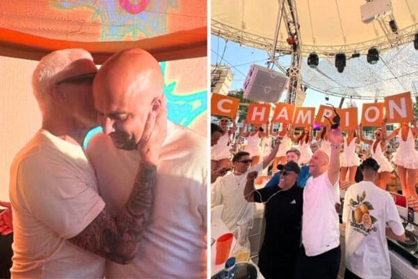 Imagini tari cu Arne Slot în Ibiza, sărbătorind titlul câștigat cu Liverpool, foto: thisisanfield.com