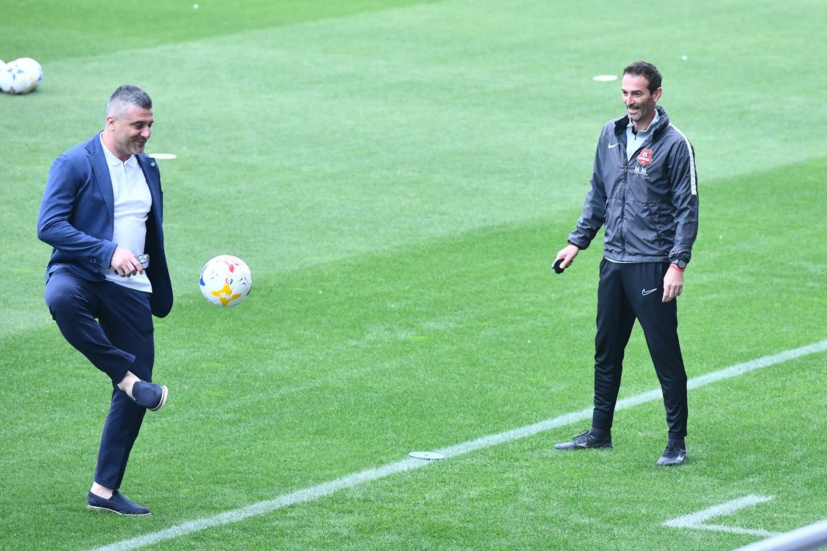 Antrenament Hermannstadt la Arad, înaintea finalei Cupei României cu CFR Cluj