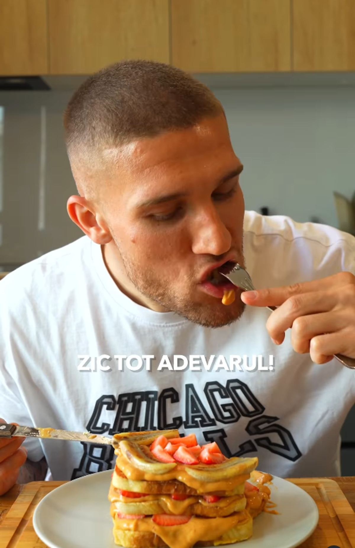 „Mamă, e bun rău” » Daniel Bîrligea și-a prezentat meniul favorit pentru o zi: „De la nea Gigi”