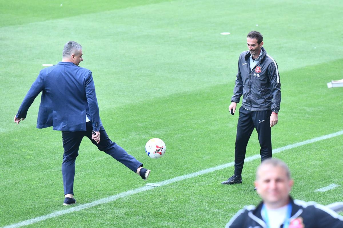 Antrenament Hermannstadt la Arad, înaintea finalei Cupei României cu CFR Cluj