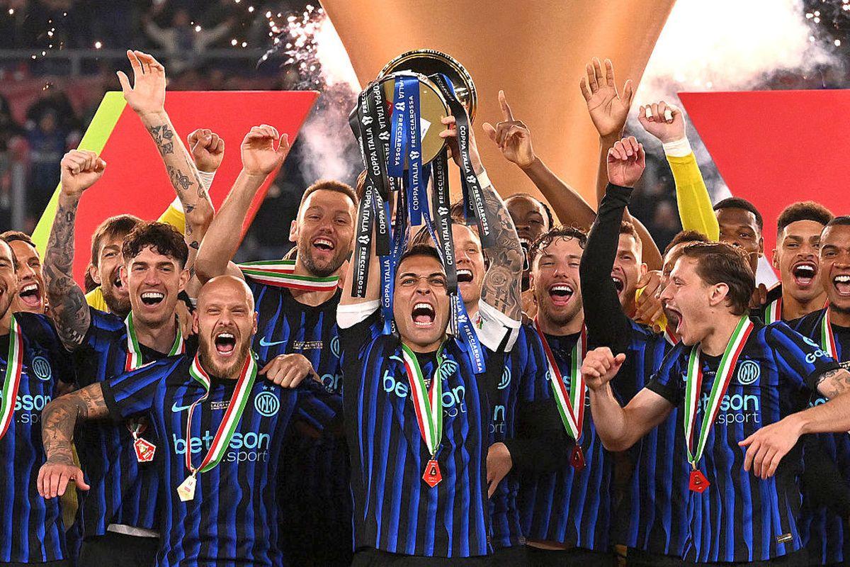 Ave, Chivu! Este regele Italiei: Inter a câștigat și Cupa, după ce a strivit-o pe Lazio