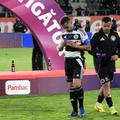 În timp ce Craiova sărbătorea triumful din Cupă, fotoreporterul GSP a surprins o imagine colosală cu Nistor și Chipciu/ foto Andrei Furnigă (GSP)