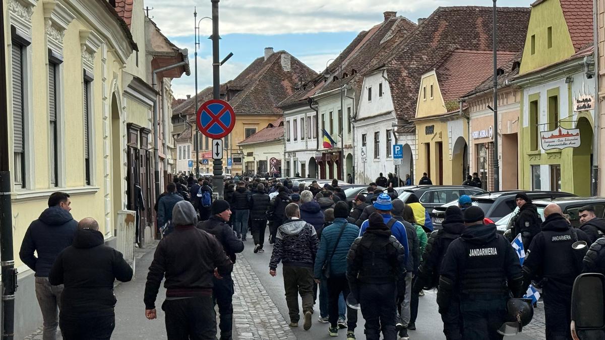 Suporterii Craiovei au ajuns la Sibiu