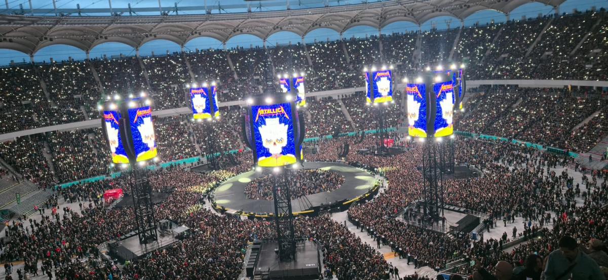 Arena Națională la concertul Metallica