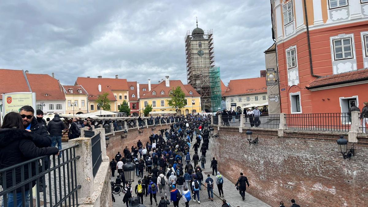 Suporterii Craiovei au ajuns la Sibiu