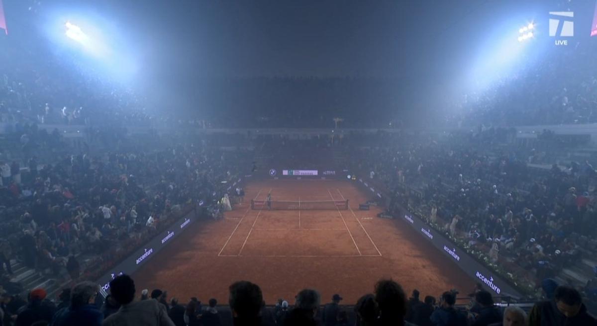 Scene nemaivăzute! Rafael Jodar - Luciano Darderi, sfert de finală la ATP Roma, întrerupt din cauza petrecerii lui Cristi Chivu