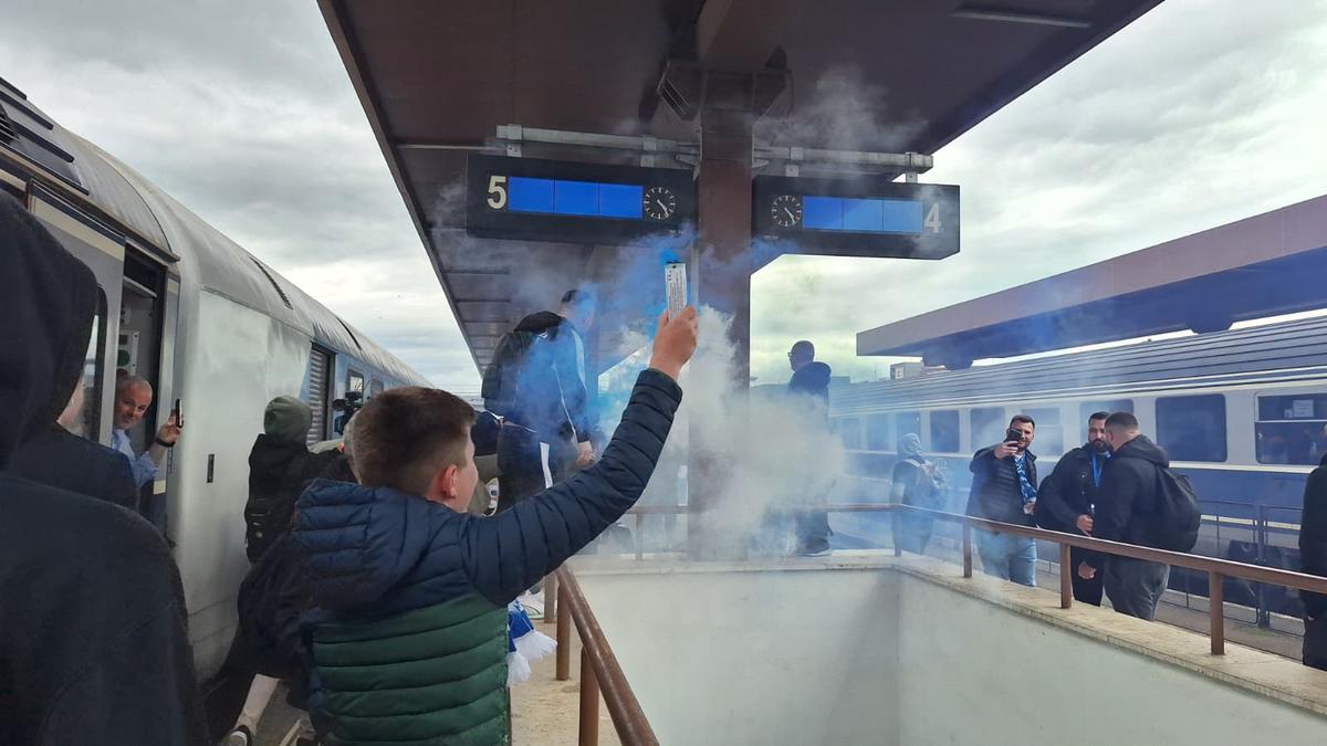 Suporterii Craiovei au plecat spre Sibiu