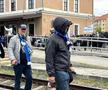 Mihai Rotaru a sosit la Sibiu alături de suporteri, înainte de U Cluj - Craiova. Foto: Andrei Crăiţoiu (GSP)