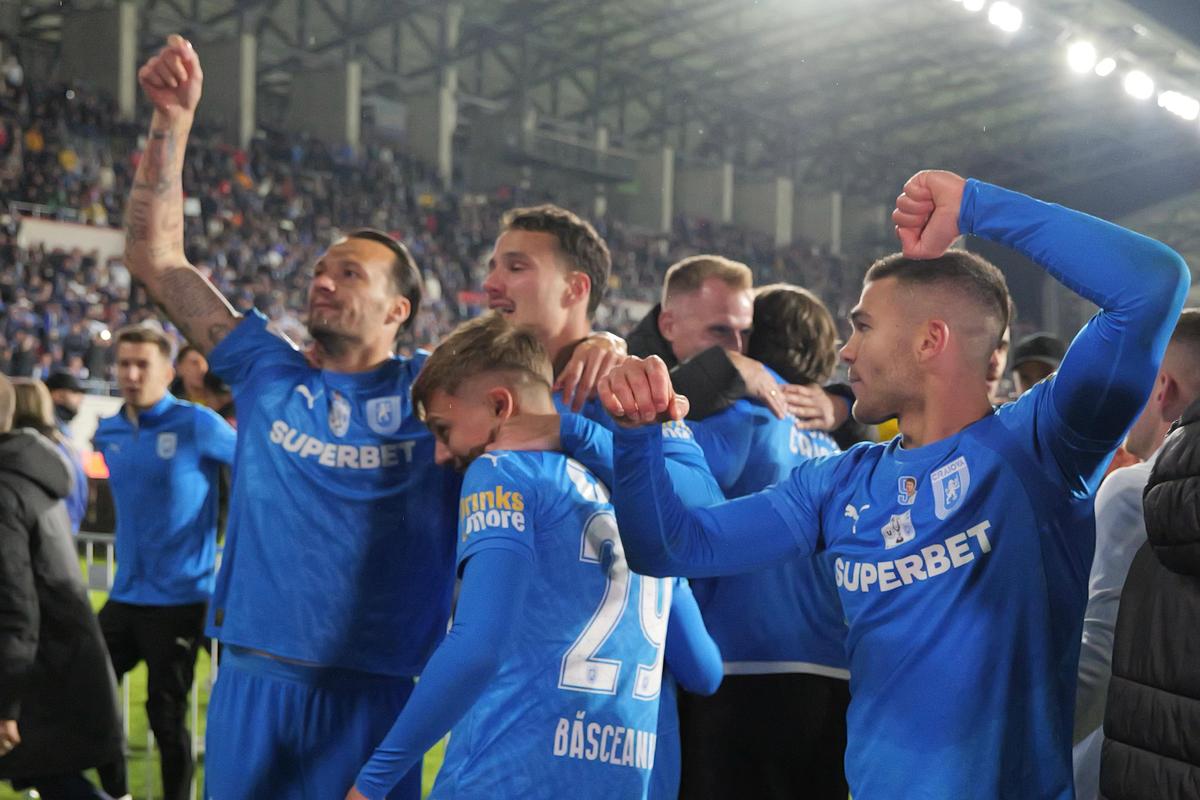 Cum a sărbătorit Universitatea Craiova triumful din Cupa României