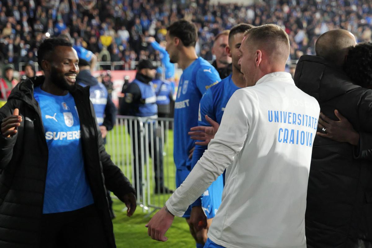 Cum a sărbătorit Universitatea Craiova triumful din Cupa României
