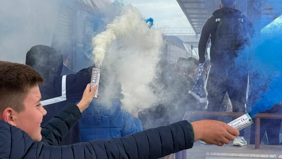 Suporterii Craiovei au plecat spre Sibiu