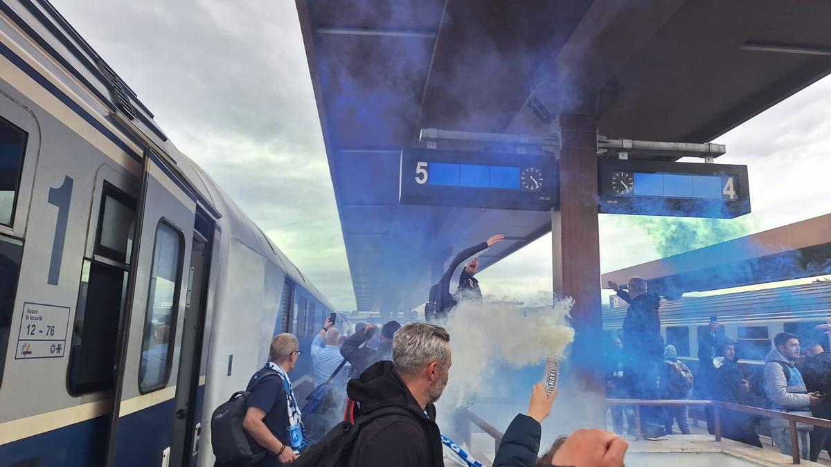 Suporterii Craiovei au plecat spre Sibiu