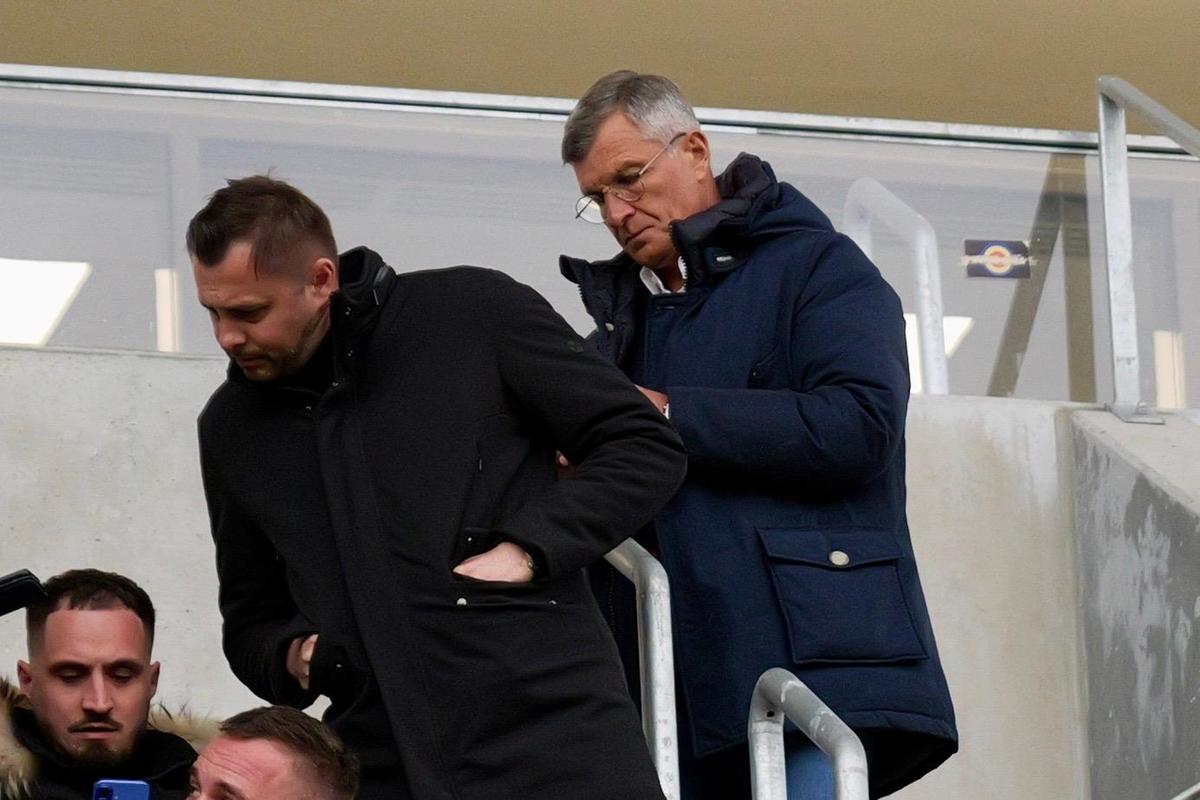 Imagini cu fanii în stadion la Sibiu, înainte de U Cluj - Universitatea Craiova