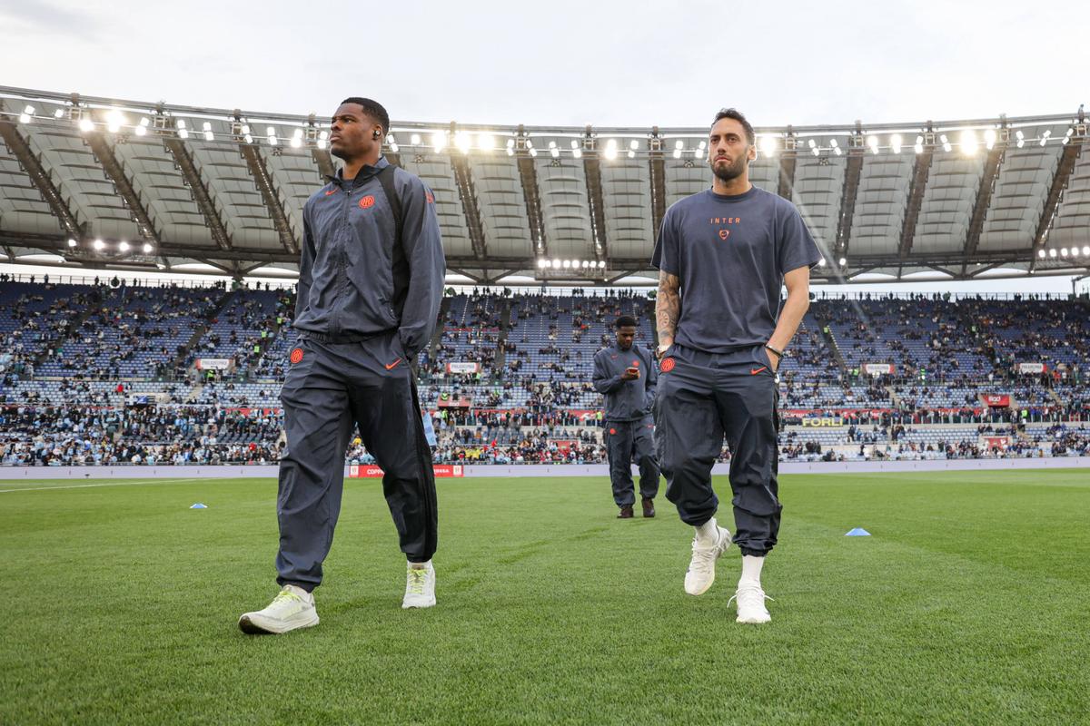 Imagini înainte de Lazio - Inter
