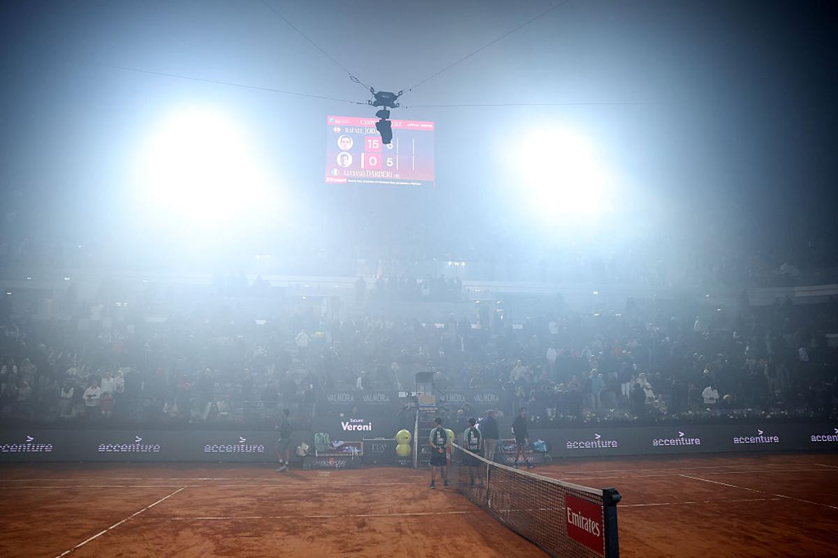 Scene nemaivăzute! Rafael Jodar - Luciano Darderi, sfert de finală la ATP Roma, întrerupt din cauza petrecerii lui Cristi Chivu