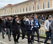 Mihai Rotaru a sosit la Sibiu alături de suporteri, înainte de U Cluj - Craiova. Foto: Andrei Crăiţoiu (GSP)