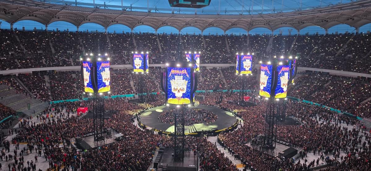 Arena Națională la concertul Metallica