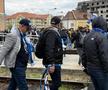 Mihai Rotaru a sosit la Sibiu alături de suporteri, înainte de U Cluj - Craiova. Foto: Andrei Crăiţoiu (GSP)