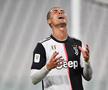 Cristiano Ronaldo a tras în bară din penalty, irosind a doua lovitură de pedeapsă în tricoul lui Juventus.