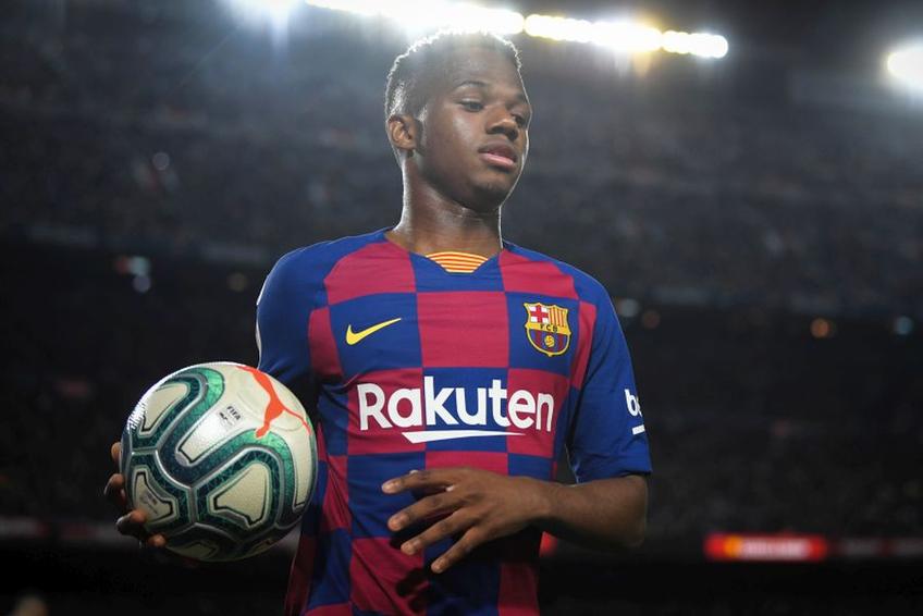 Ansu Fati a fost promovat la prima echipă a Barcelonei înainte să împlinească 17 ani // foto: Guliver/gettyimages
