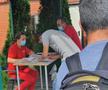 VOLUNTARI - CLINCENI. VIDEO Măsuri sporite de protecție în Liga 1! Nici Mirel Rădoi nu a scăpat