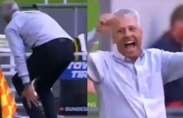 Dusseldorf - Dortmund 0-1. Momente incredibile în Bundesliga: Lucien Favre s-a „rupt” în timp ce sărbătorea golul lui Haaland