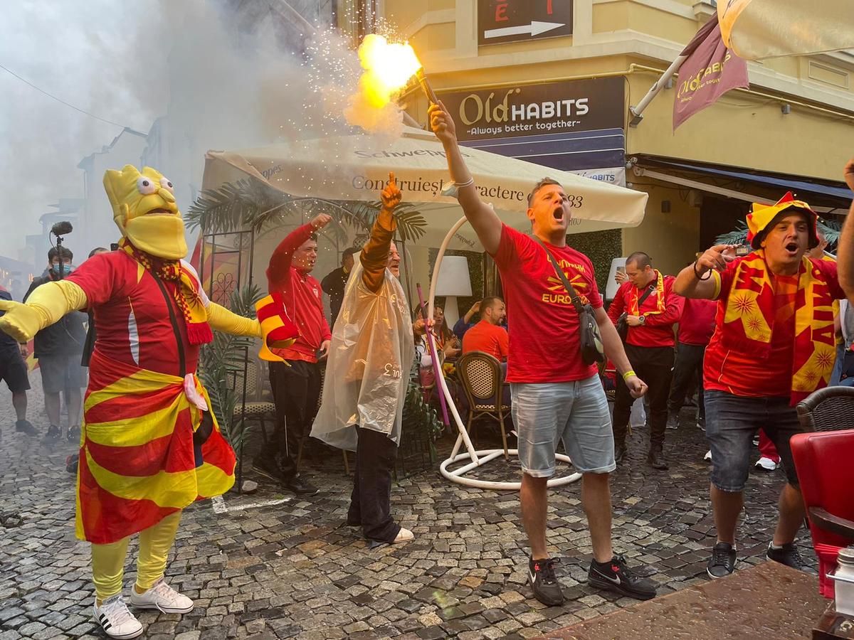 Suporteri Macedonia de Nord - Centrul Vechi, 13.06.2021