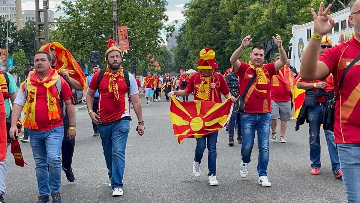 Suporteri Macedonia de Nord - Centrul Vechi, 13.06.2021