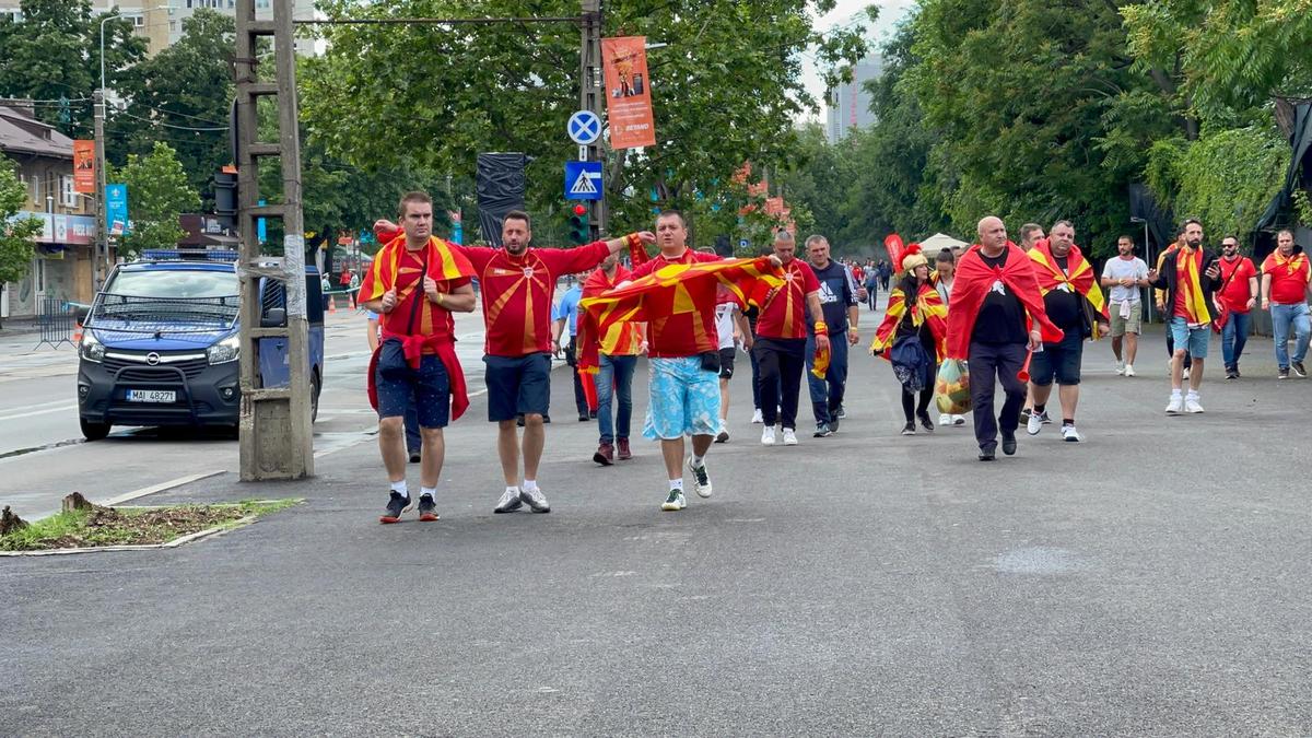 Suporteri Macedonia de Nord - Centrul Vechi, 13.06.2021