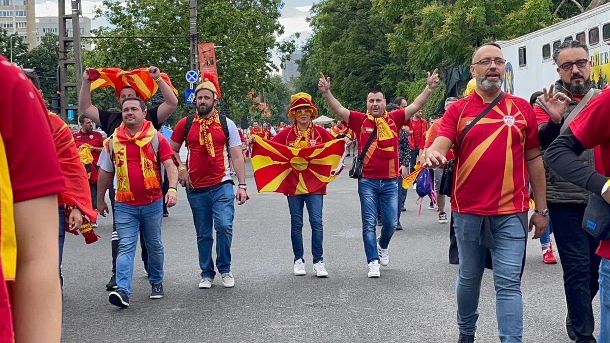 Suporteri Macedonia de Nord - Centrul Vechi, 13.06.2021