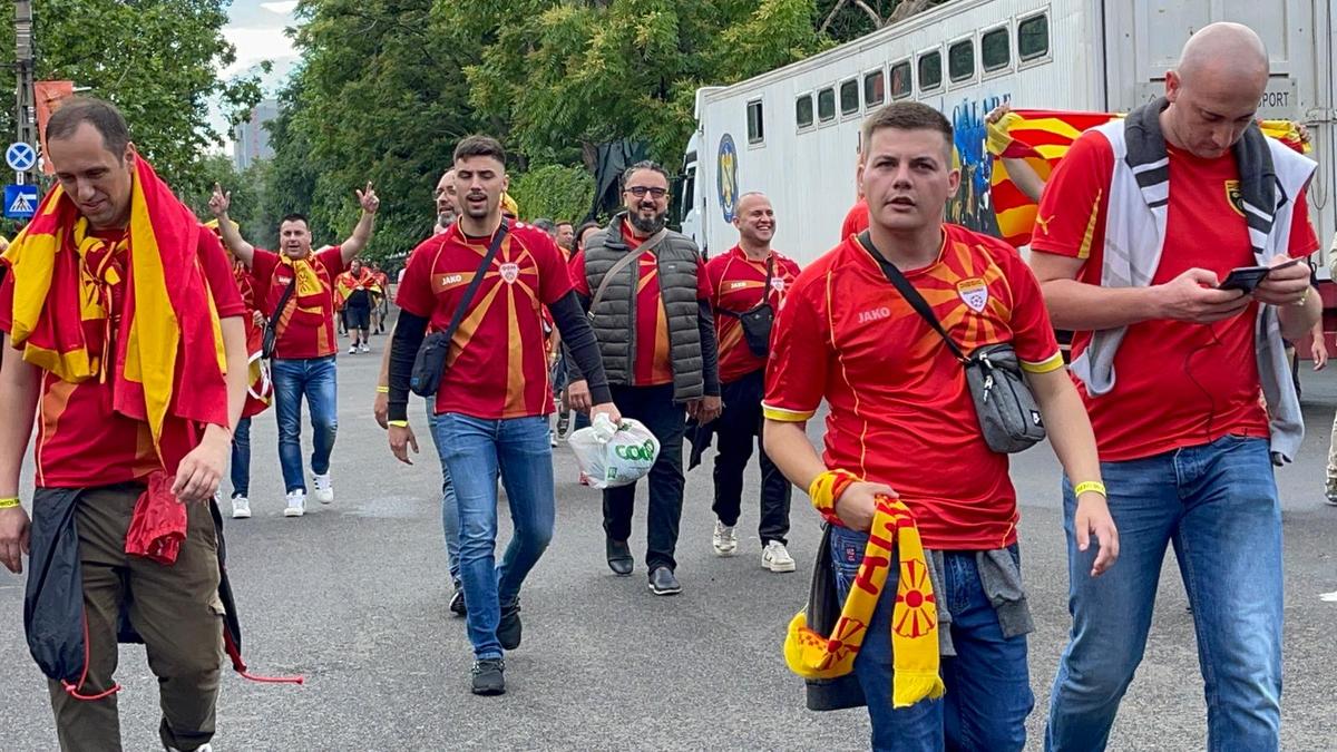 Suporteri Macedonia de Nord - Centrul Vechi, 13.06.2021