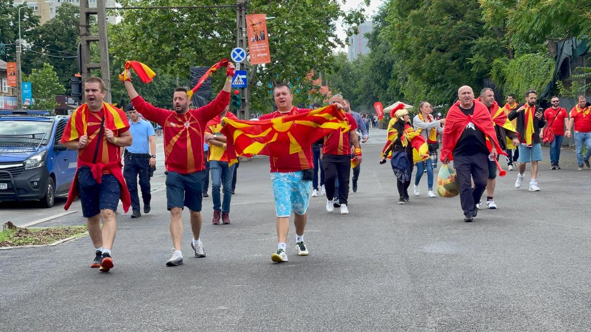 Austria - Macedonia de Nord, pas cu pas spre stadion » Reporterul GSP a urmat traseul fanilor: de la controlul medical, la fluierul de start