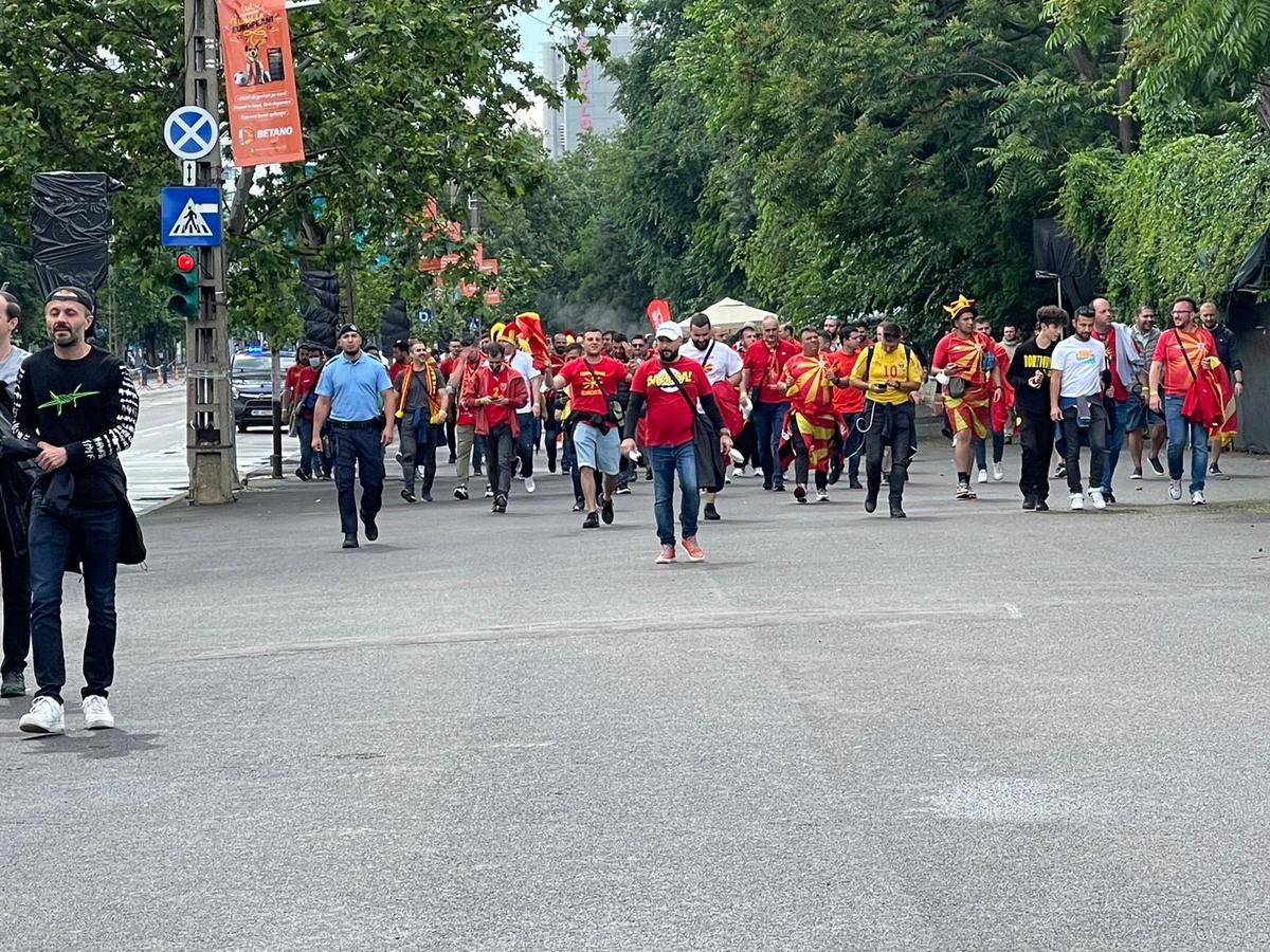 Suporteri Macedonia de Nord - Centrul Vechi, 13.06.2021