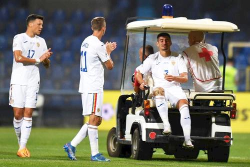 Cristea s-a „rupt” la națională, în Muntenegru - România 2-0 // foto: GSP