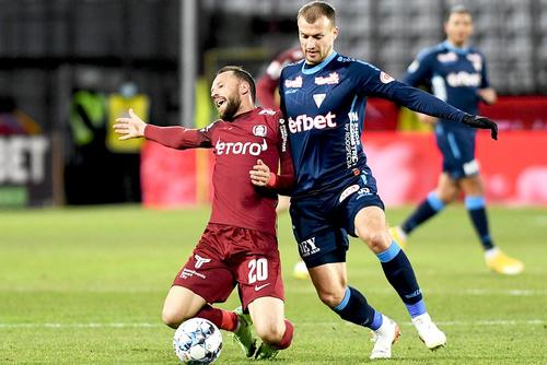 Evgeniy Shlyakov, în duel cu Neguț // foto: Imago Images