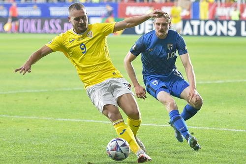 George Pușcaș, atacant cu 26 de meciuri în naționala României, este pe lista Rapidului // foto: Imago Images