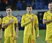 Andrei Radu (stânga), la naționala U21 alături de Ianis Hagi și George Pușcaș