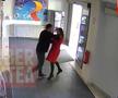 Primele imagini cu momentul în care Marian Olaianos o agresează pe Nadine Vlădescu