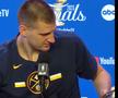Nikola Jokic (28 de ani) a purtat-o pe Denver Nuggets spre primul titlu din istorie în NBA și a făcut spectacol la interviuri.