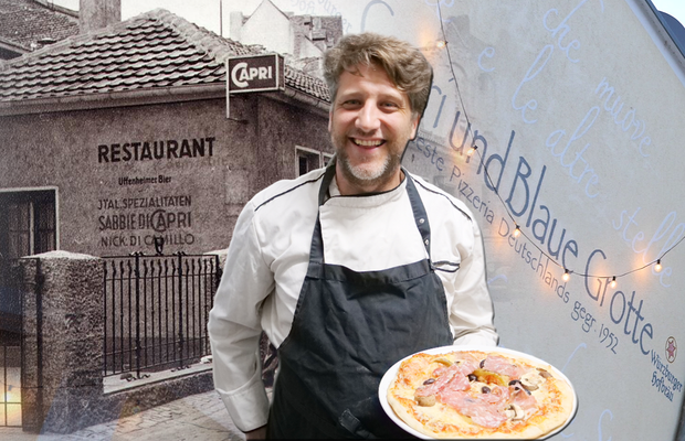 Am intrat în bucătăria PRIMEI pizzerii deschise în Germania, veche de 7 decenii » Pizza „Capri”, de la A la Z: imaginile spun totul