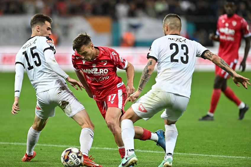 Dennis Politic, gol de autor în partida tur a barajului cu Csikszereda. Sursă foto: Imago