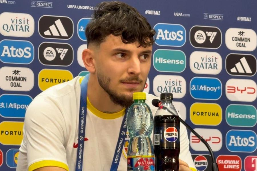 Ianis Stoica / Captură Video GSP Până să prindă transferul, Ianis Stoica a fost taxat de propriul antrenor: „Chiar l-am certat”