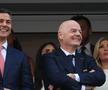 Santiago Peña, președintele Republicii Paraguay, şi Gianni Infantino, președintele FIFA FOTO: Ionuţ Iordache (GSP)