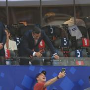 Oficialii prezenţi în tribune la USA - Paraguay 4-1 FOTO: Ionuţ Iordache (GSP)