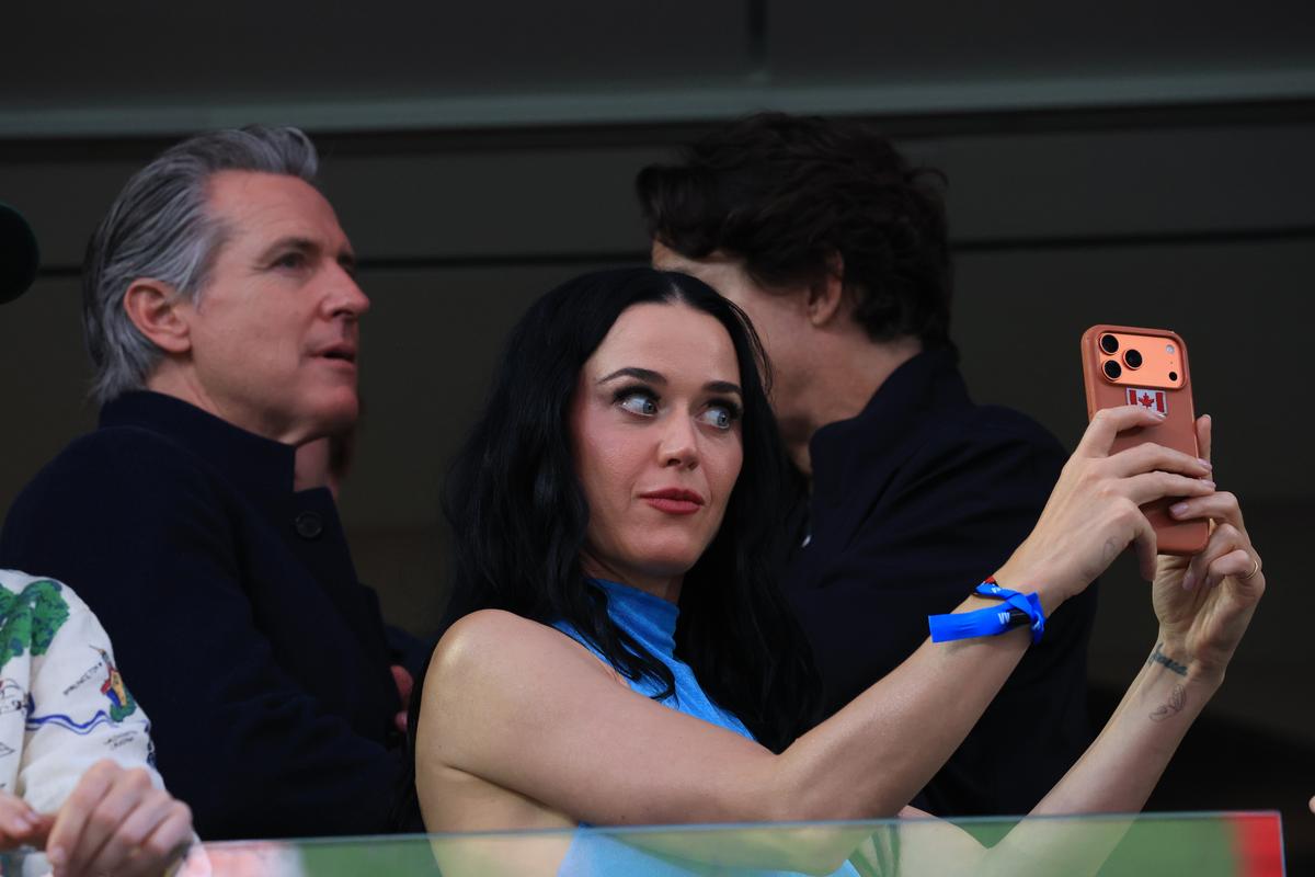 Katy Perry, în tribune la SUA - Paraguay 4-1