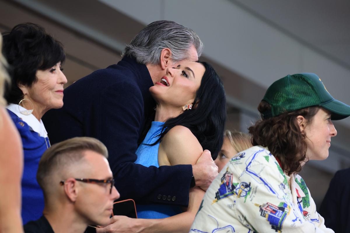 Katy Perry, în tribune la SUA - Paraguay 4-1