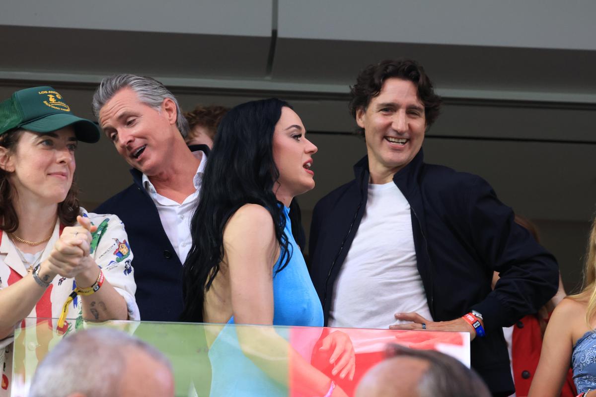 Katy Perry, în tribune la SUA - Paraguay 4-1