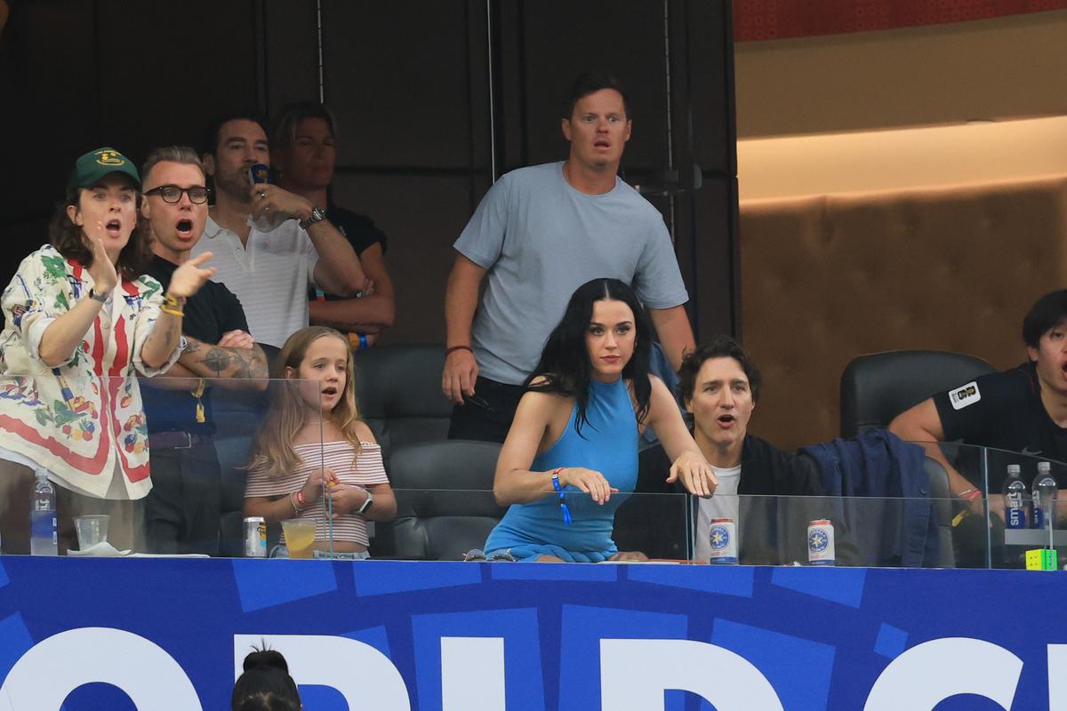Katy Perry, în tribune la SUA - Paraguay 4-1